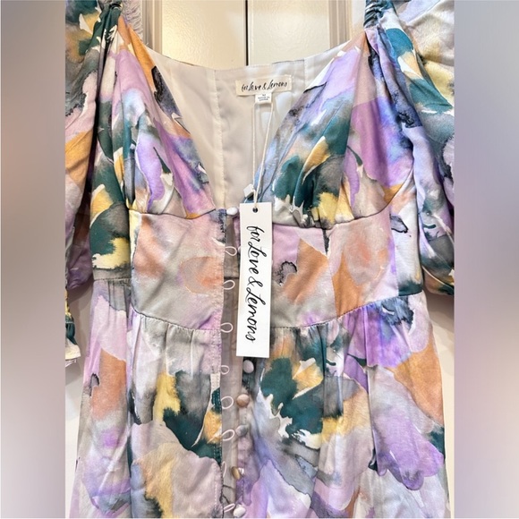 For Love & Lemons Megan Maxi Dress - Picture 3 of 7